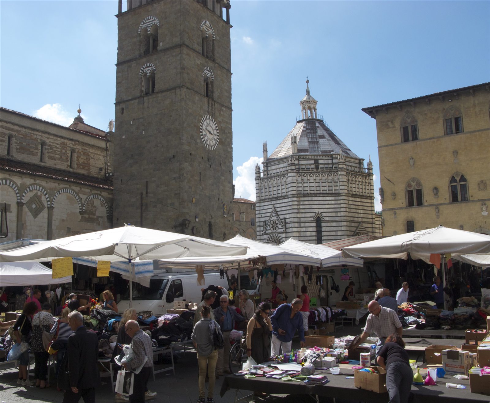 Il centro di Pistoia