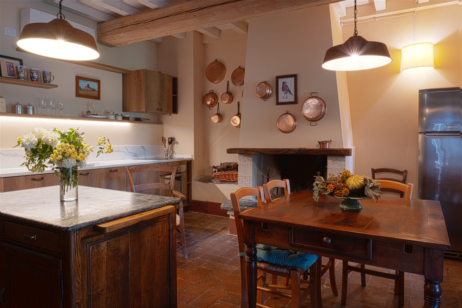 La cucina della Torre del Barbagianni
