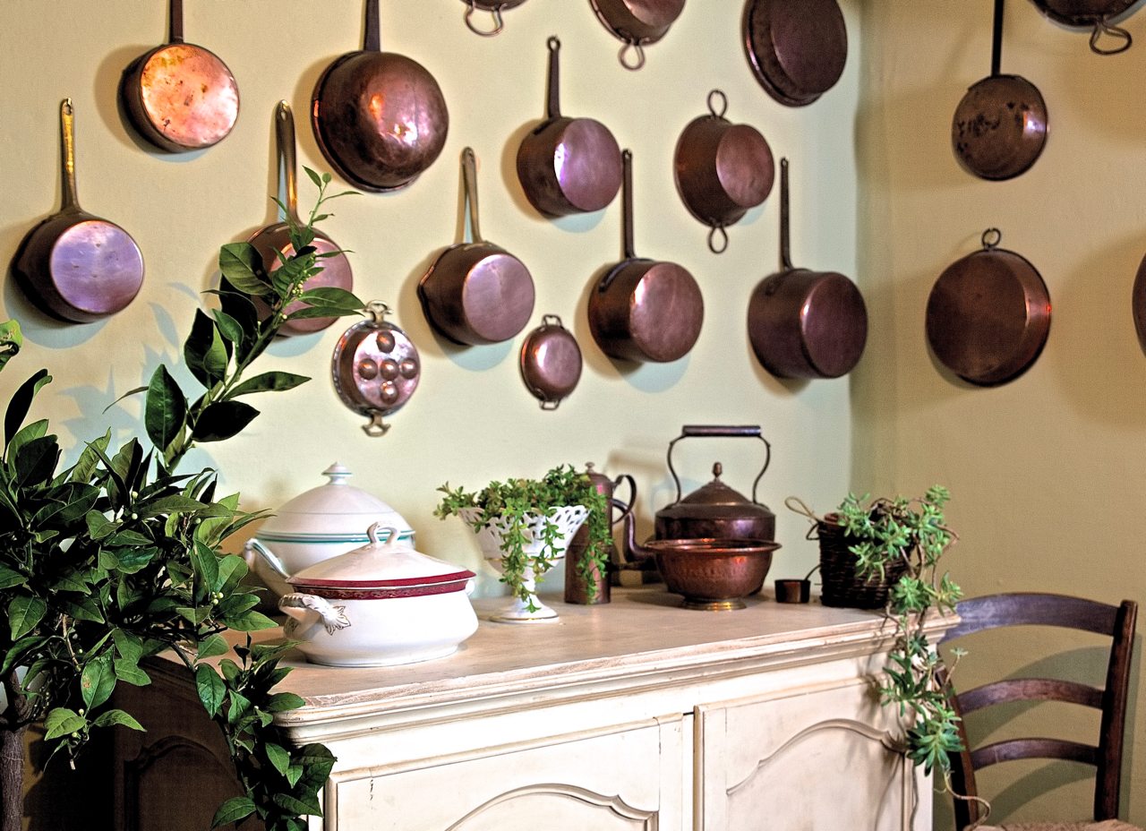 Dettagli della cucina di famiglia