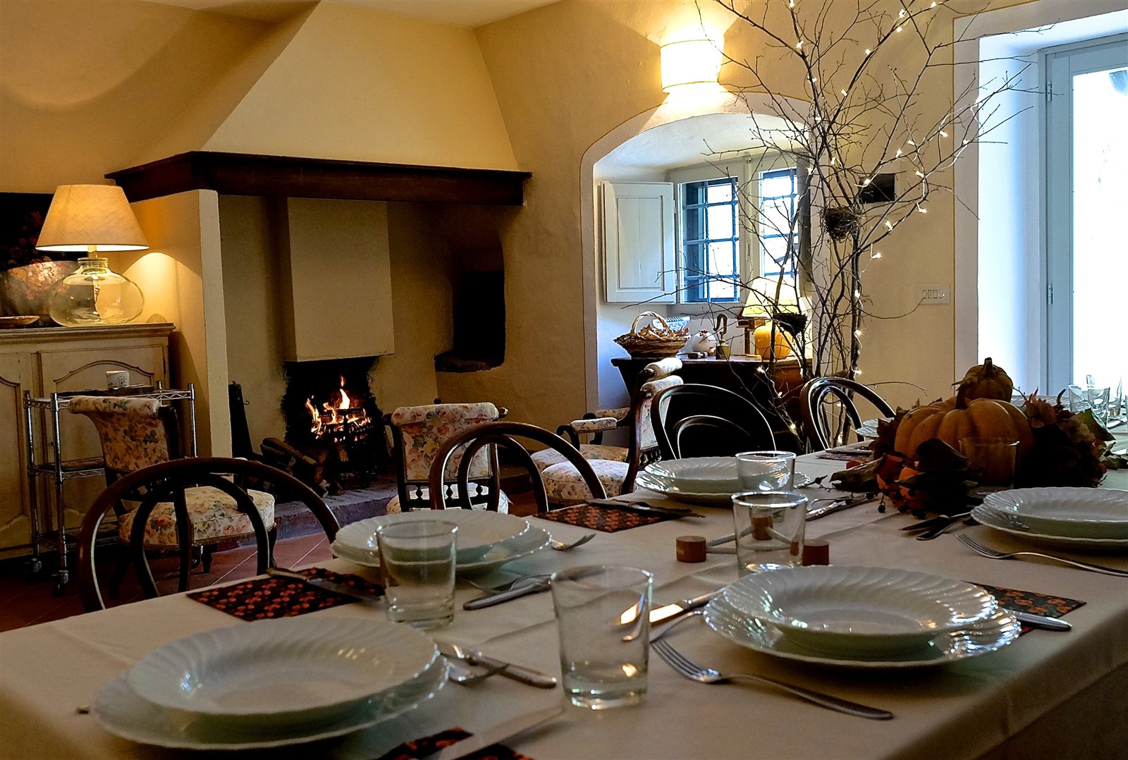 Il salotto della Casa del Picchio